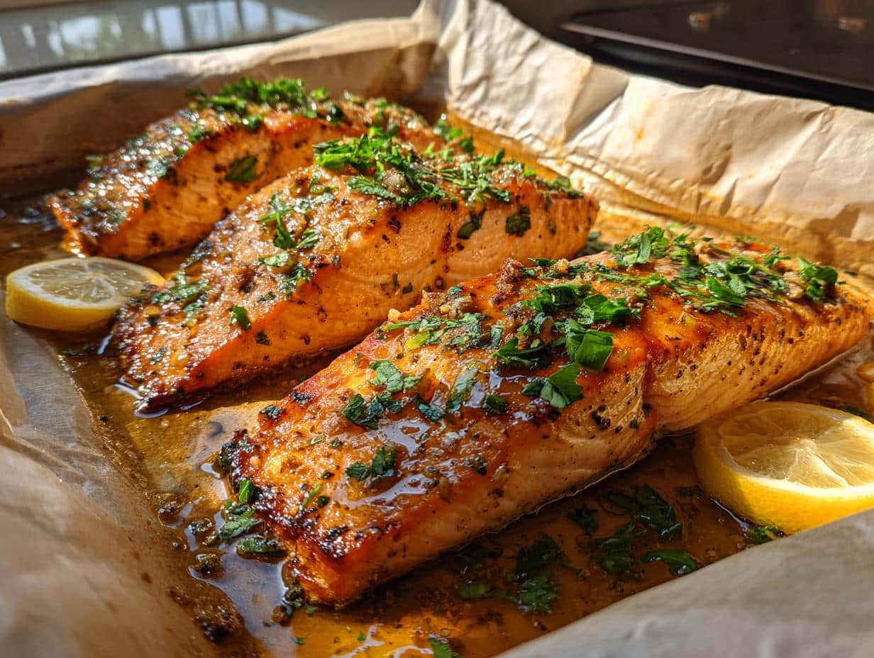 The Easiest Sheet Pan Garlic Butter Salmon for Any Occasion